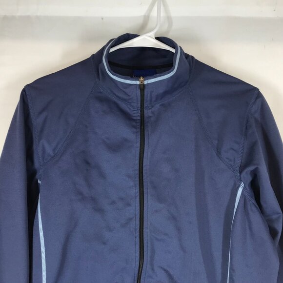 IRIDEON - GIRLS LARGE- NAVY FULL ZIP 100% POLYESTER RIDING JACKET - Picture 2 of 5